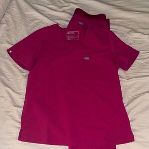 Figs Scrub Set Medium in limited edition Raspberry Sorbet